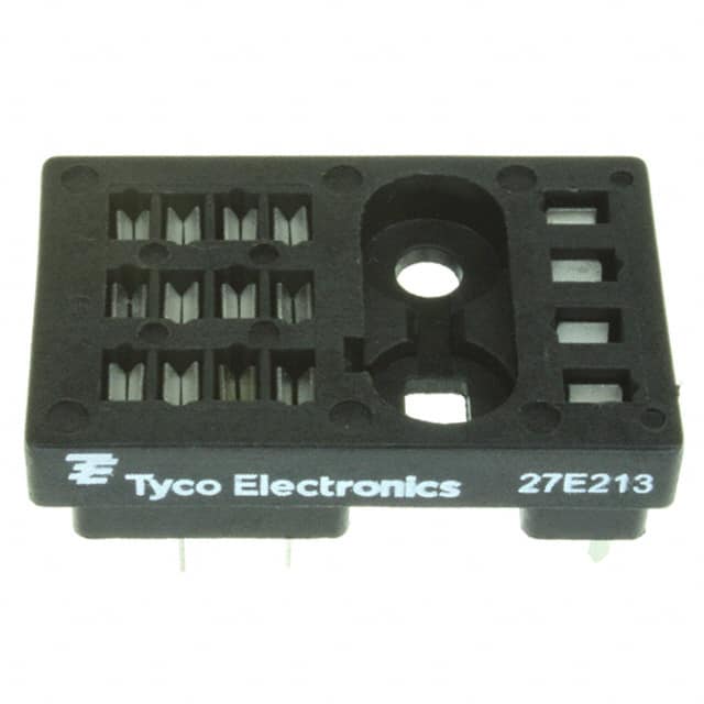 27E213 RELAY SOCKET 16 POS THROUGH HOLE