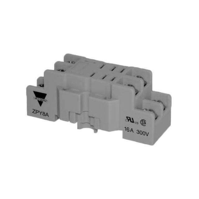 ZPY08A RELAY SOCKET 8 POS CHASSIS MOUNT