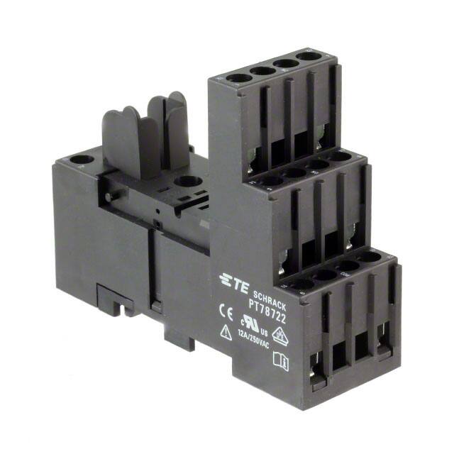1415526-1 RELAY SOCKET 8 POSITION DIN RAIL