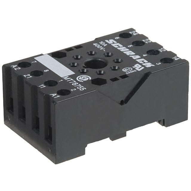 3-1415035-1 RELAY SOCKET 8 POSITION DIN RAIL