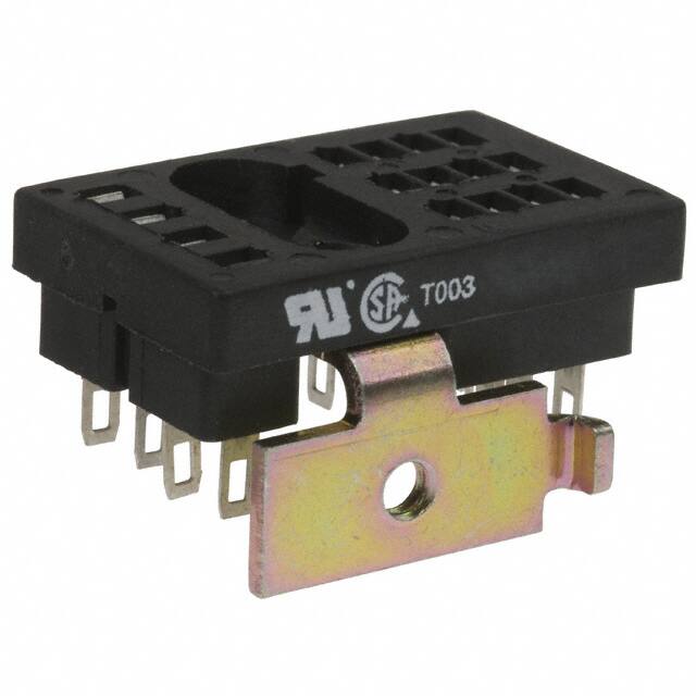 27E152 RELAY SOCKET 16 POS CHASSIS MT