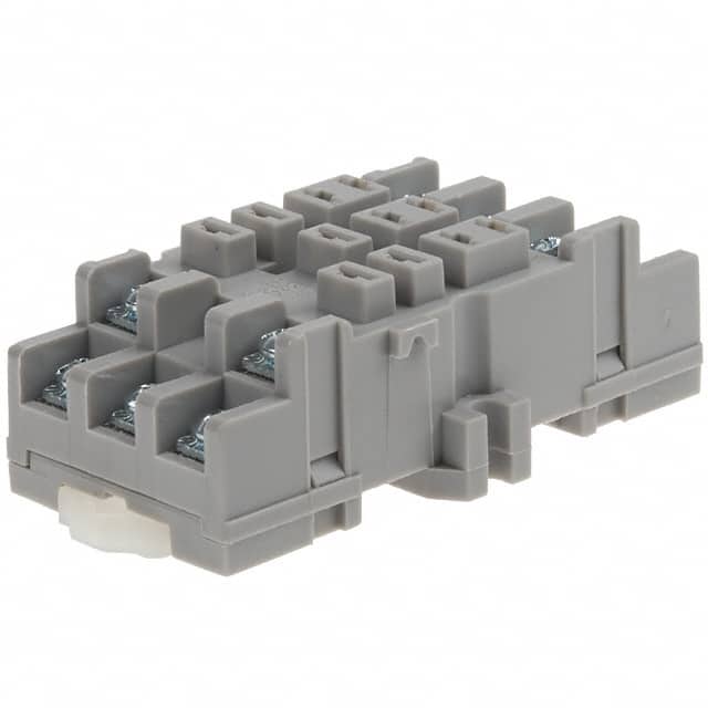 27E893 RELAY SOCKET 11 POS DIN RAIL