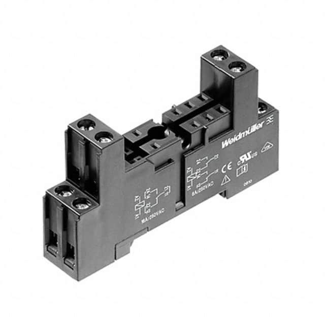 8869480000 RELAY SOCKET 8 POSITION DIN RAIL