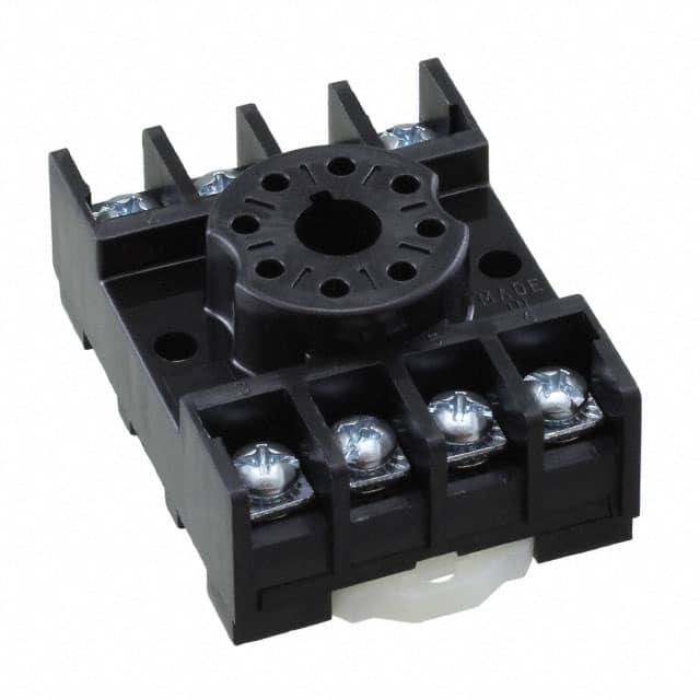 OT08PC RELAY SOCKET 8 POSITION DIN RAIL