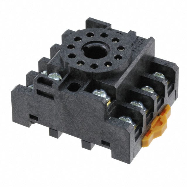 PF113A RELAY SOCKET 11 POS DIN RAIL