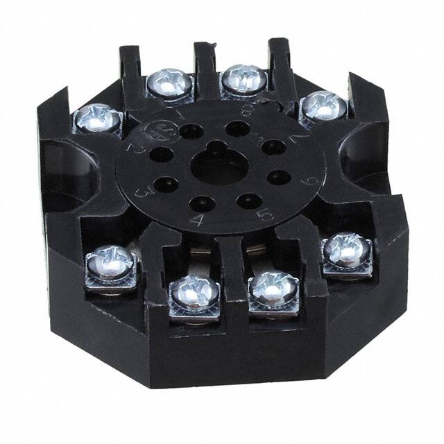 P1011-6 RELAY SOCKET 8 POS CHASSIS MOUNT