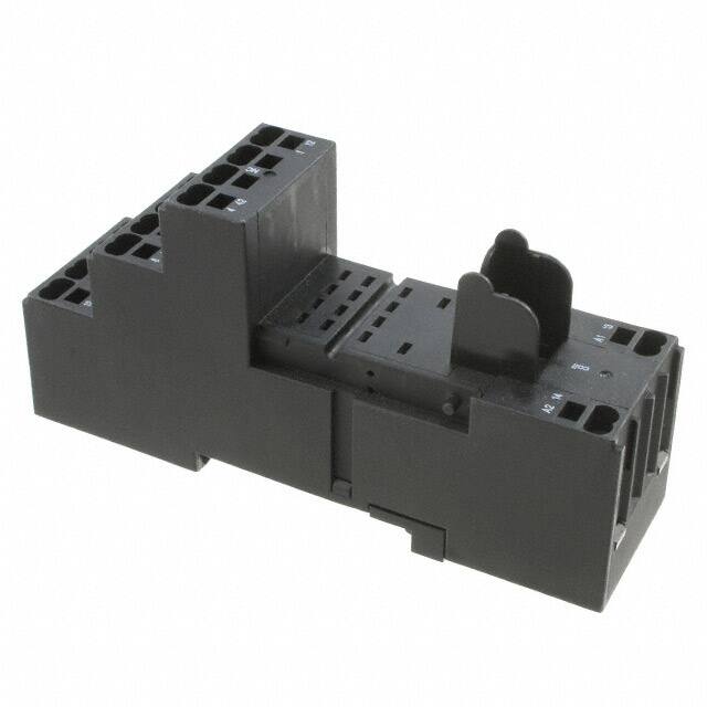 1860100-1 RELAY SOCKET 8 POSITION DIN RAIL
