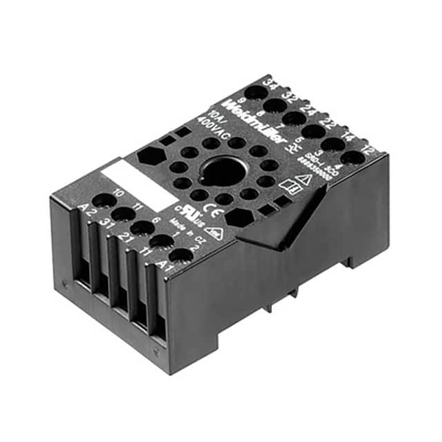 8869350000 RELAY SOCKET 11 POS DIN RAIL