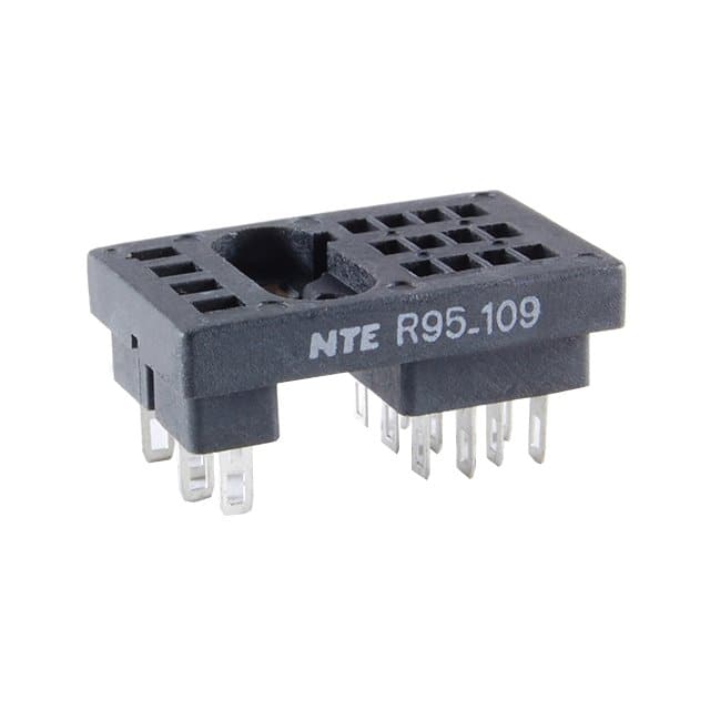 R95-109 SOCKET-16PIN SOLDER TERM
