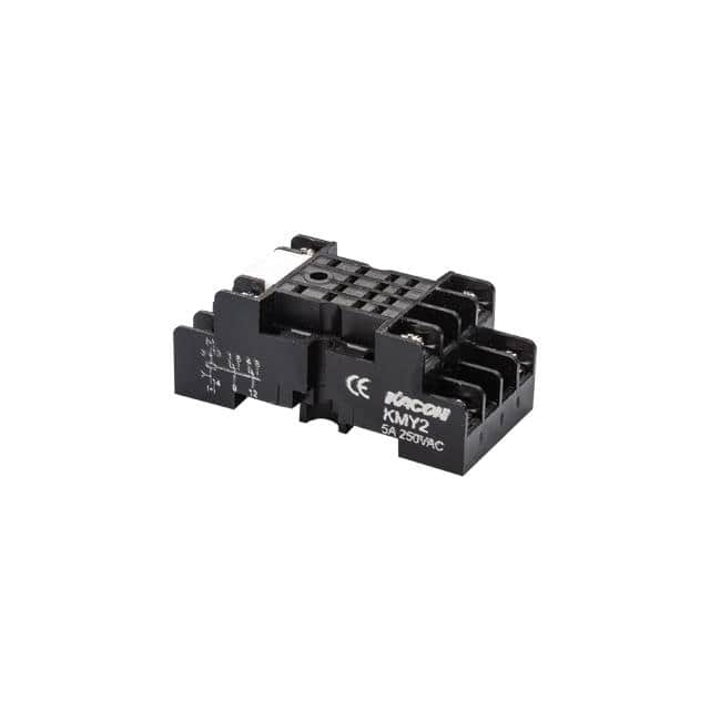 KMY2 RELAY SOCKET FOR HR705-2P BLACK