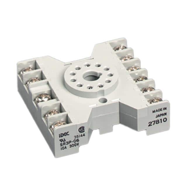 SR3P-05 11-PIN DIN MOUNTED SOCKET