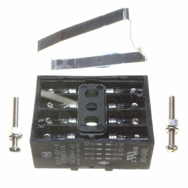 HC2-SF-K RELAY SOCKET 8 POS CHASSIS MOUNT