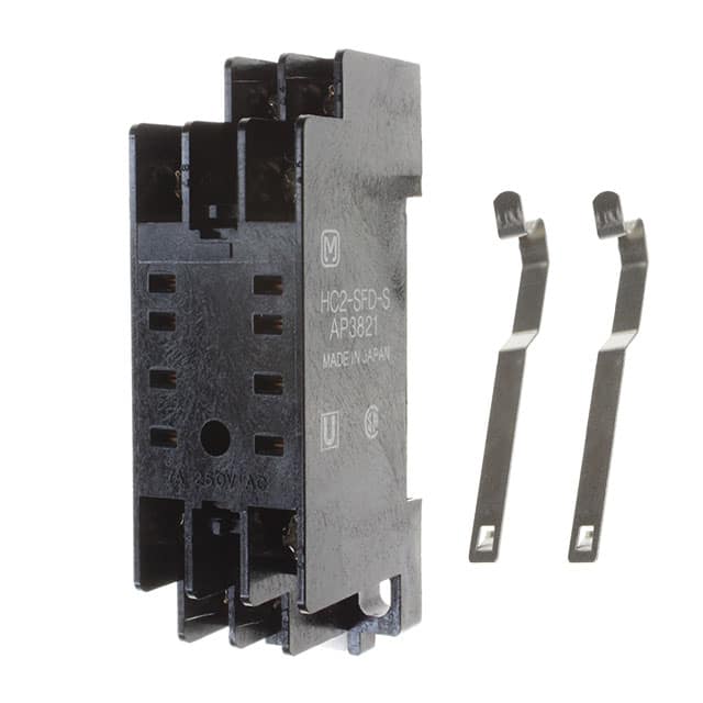 HC2-SFD-S RELAY SOCKET 8 POSITION DIN RAIL