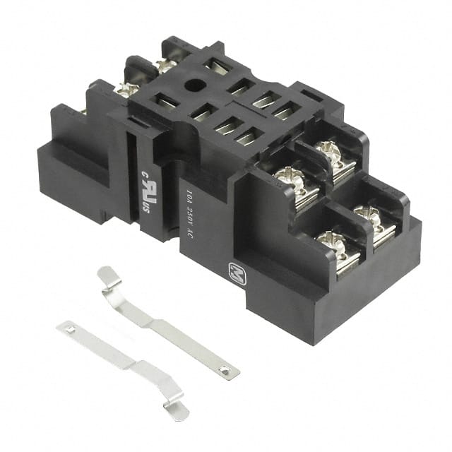 HL2-SFD-K RELAY SOCKET 8 POSITION DIN RAIL