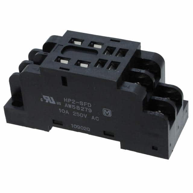 HP2-SFDUL RELAY SOCKET 8 POSITION DIN RAIL