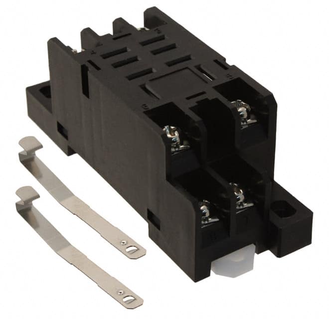 AHKA21 RELAY SOCKET 8 POSITION DIN RAIL