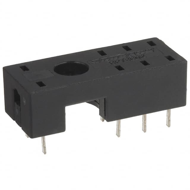 RP78602 RELAY SOCKET 8 POS THROUGH HOLE