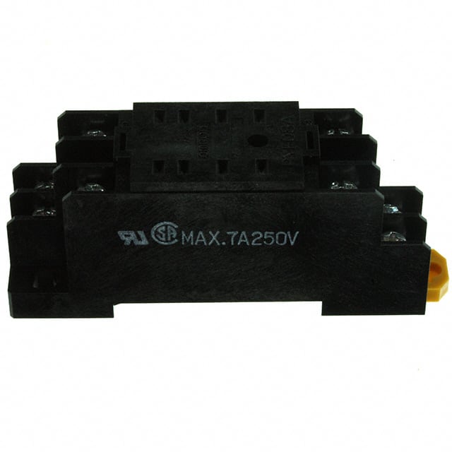 PYF-08A RELAY SOCKET 8 POSITION DIN RAIL