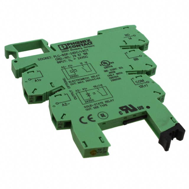 2967196 RELAY SOCKET DIN RAIL