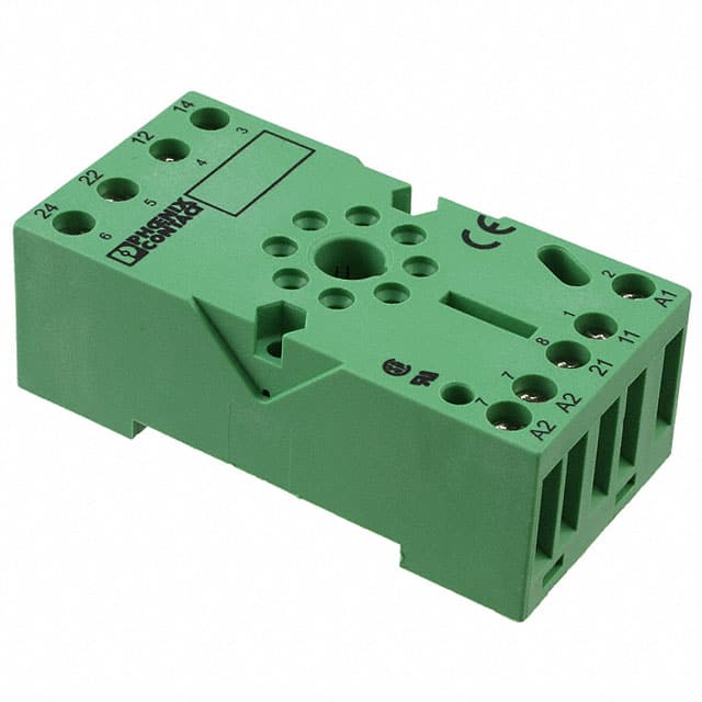 2833602 RELAY SOCKET 8 POSITION DIN RAIL