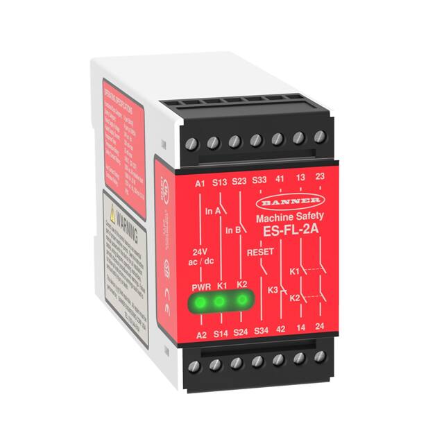 ES-FL-2A SAFETY MODULE E-STOP/INTERLOCK