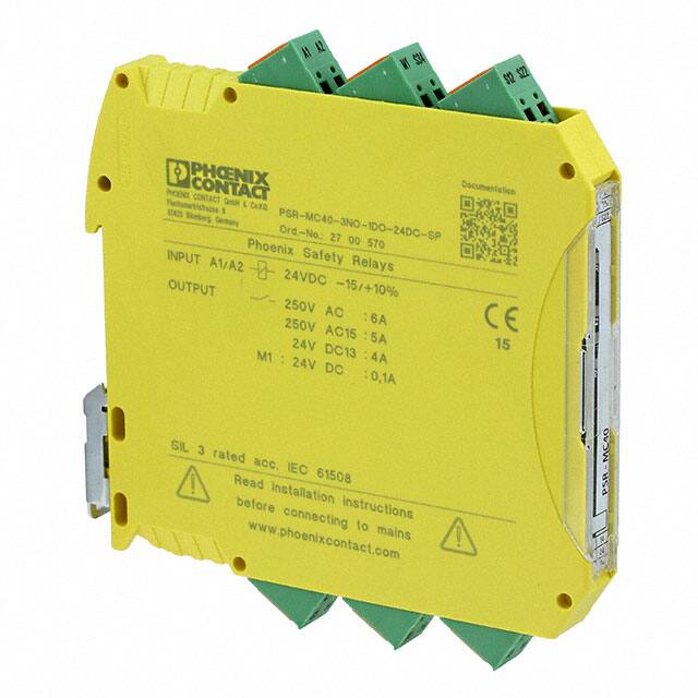2700570 RELAY SAFETY 3PST 6A 24V