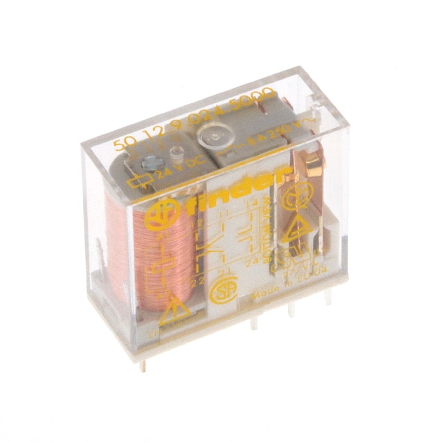 50.12.9.024.5000 RELAY GUIDED DPDT 8A 24V DC
