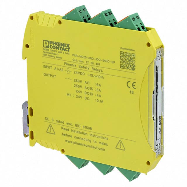 2700467 RELAY SAFETY 3PST 6A 24V
