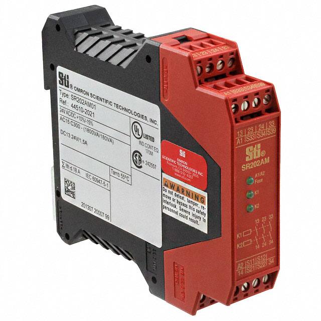 SR202AM01 RELAY SAFETY 3PST-NO 1.5A 24V
