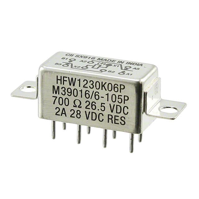 HFW1230K06P RELAY GEN PURPOS DPDT 2A 26.5VDC