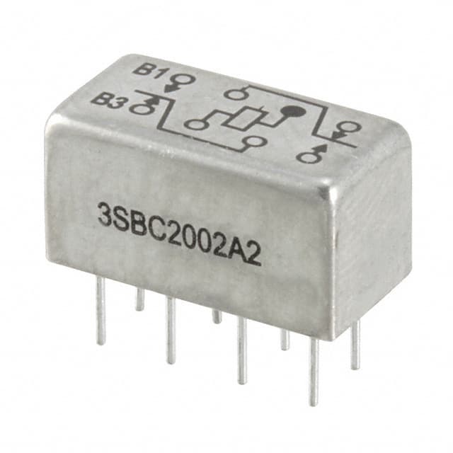 3SBC2002A2 RELAY GEN PURPOS DPDT 2A 26.5VDC