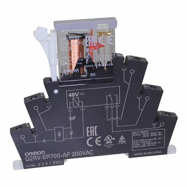 G2RV-SR700-AP AC200 RELAY GEN PURP SPDT 50MA 200VAC