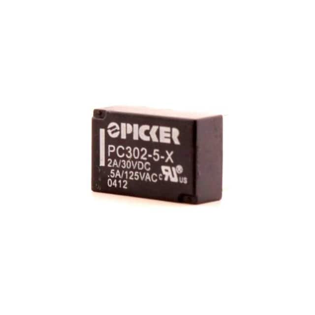 PC302-5-X RELAY GEN PURPOSE DPDT 2A 5V
