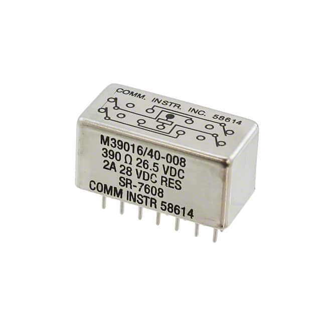 SR-7608 RELAY GEN PURPOS 4PDT 2A 26.5VDC