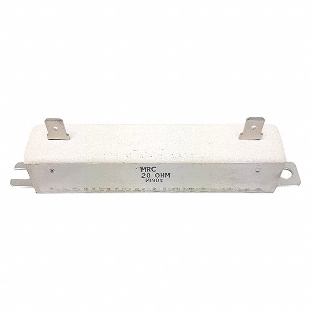 MCRL010020R00JHB00 METAL CASE 100W, 20 OHMS