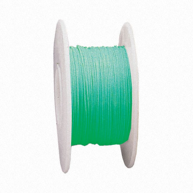 R30G-0100 WIRE WW 30AWG PVDF GREEN 100'