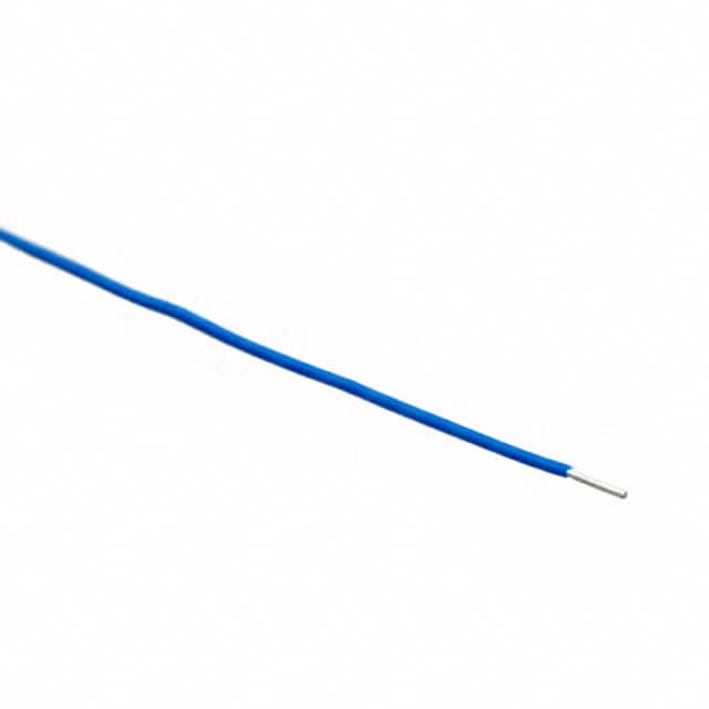R28B-0100 WIRE WW 28AWG PVDF BLUE 100'