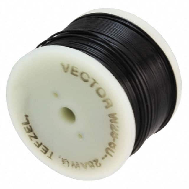 W28-6HU WIRE WW 28AWG ETFE BLACK 150'