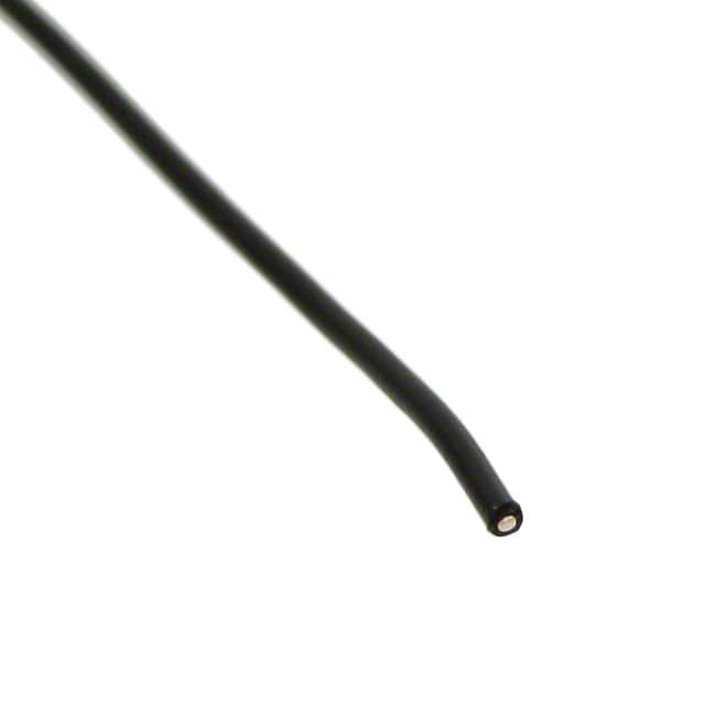 R28BLK-0100 WIRE WW 28AWG PVDF BLACK 100'