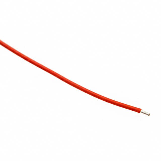 R24R-0100 WIRE WW 24AWG PVDF RED 100'
