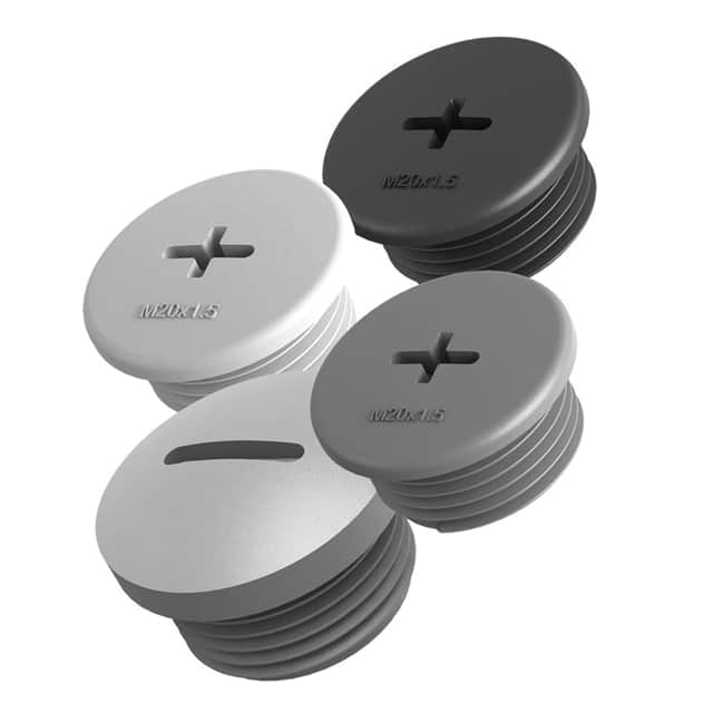 HPR-03 PG 11 ROUND HOLE PLUG GRAY