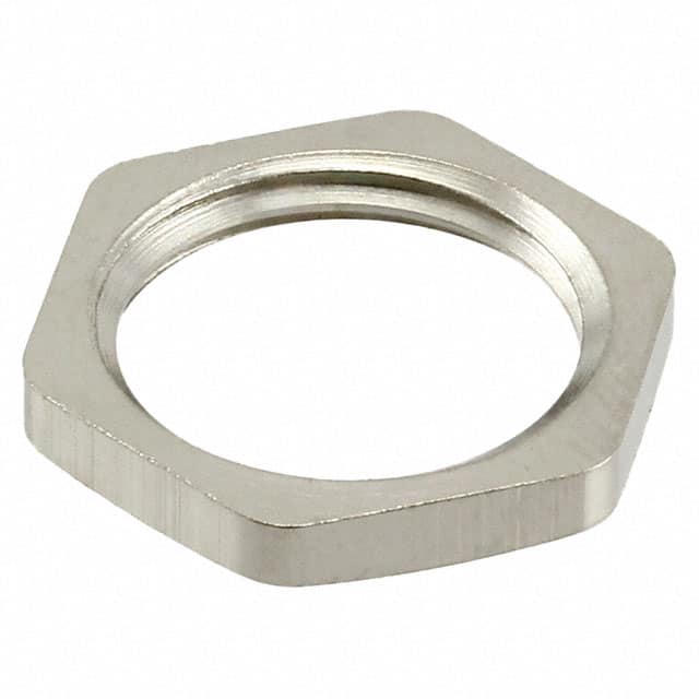 A8000.17 LOCKNUT NICKEL PLATED BRASS M16