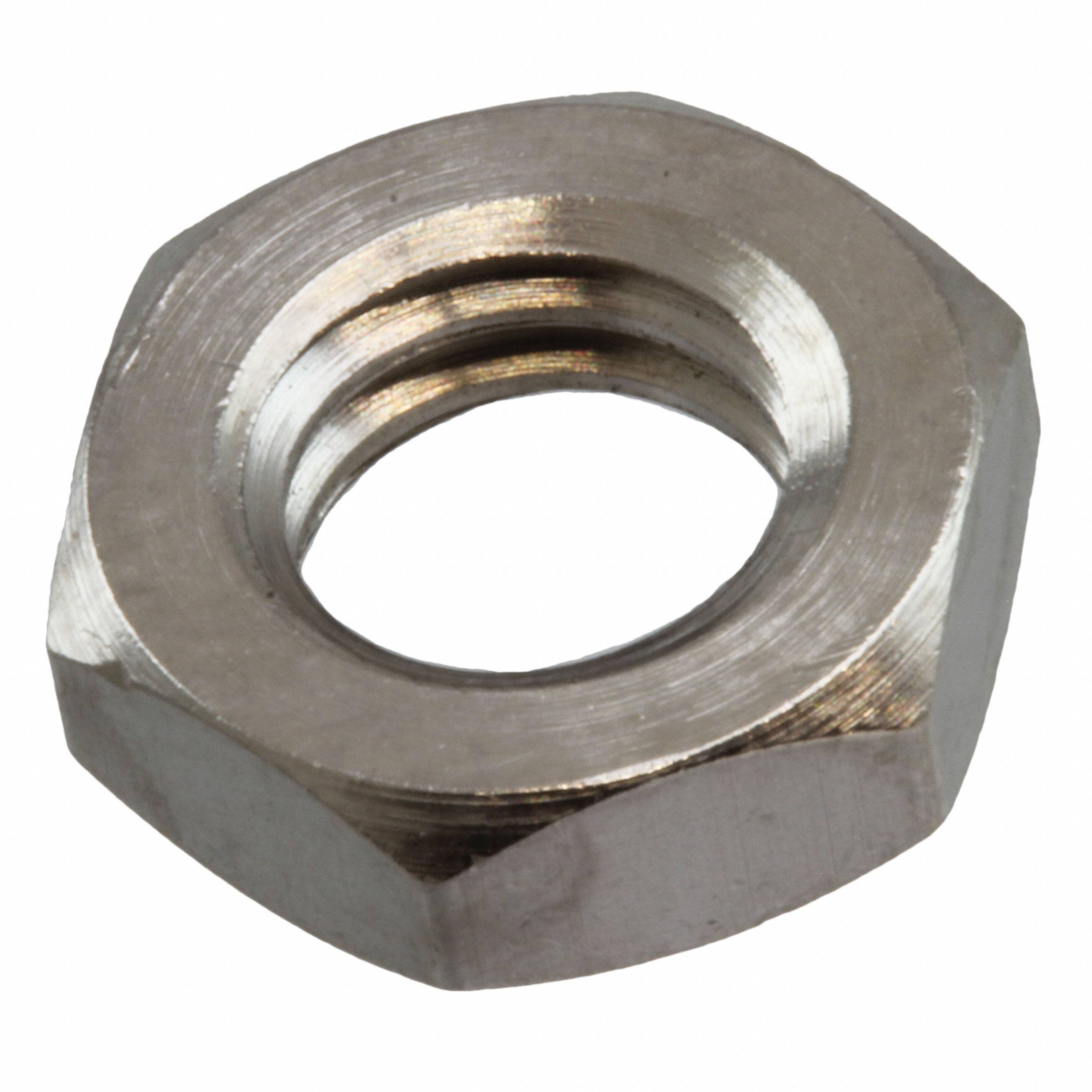 A8000.06 LOCKNUT NICKEL PLATED BRASS M6
