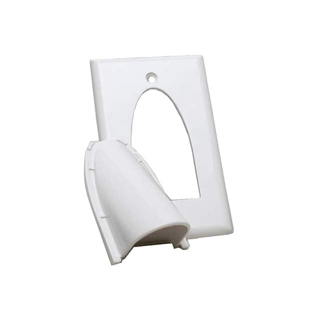 VHT-8101 BULK CABLE WALL PLATE  WHT SINGL