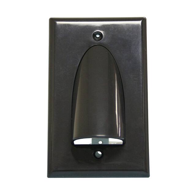VHT-8103 BULK CABLE WALL PLATE  BLACK SIN