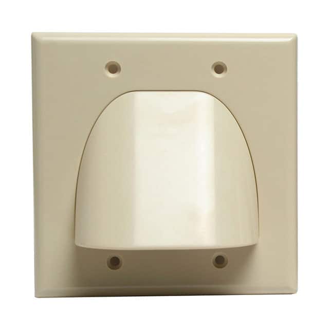 VHT-8202 BULK CABLE WALL PLATE  ALMOND DU