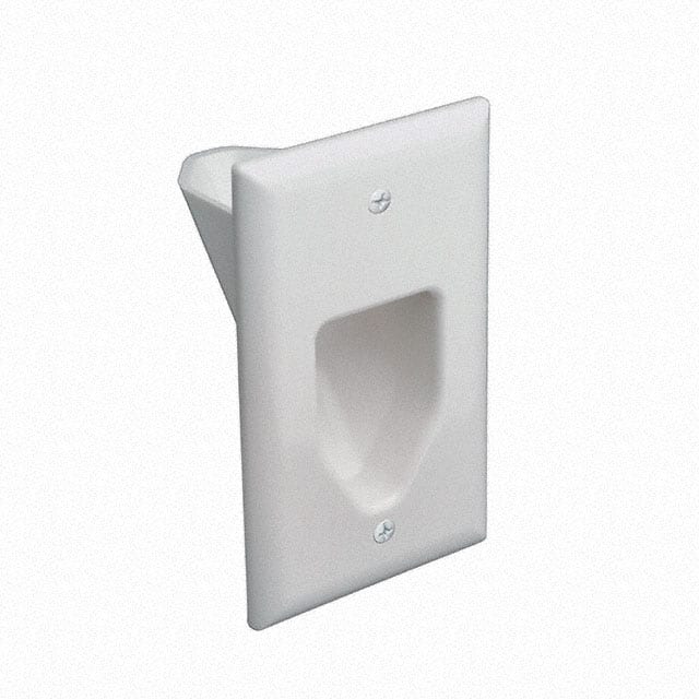 45-0001-WH 1-GANG RECESSED LOW VOLTAGE CABL
