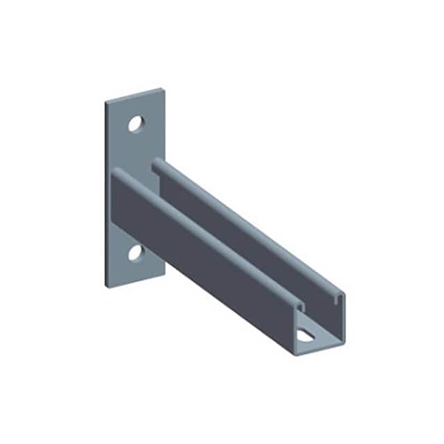 CT0022-04-03 CABLE TRAY T WALL HOLDER W/ CLAM