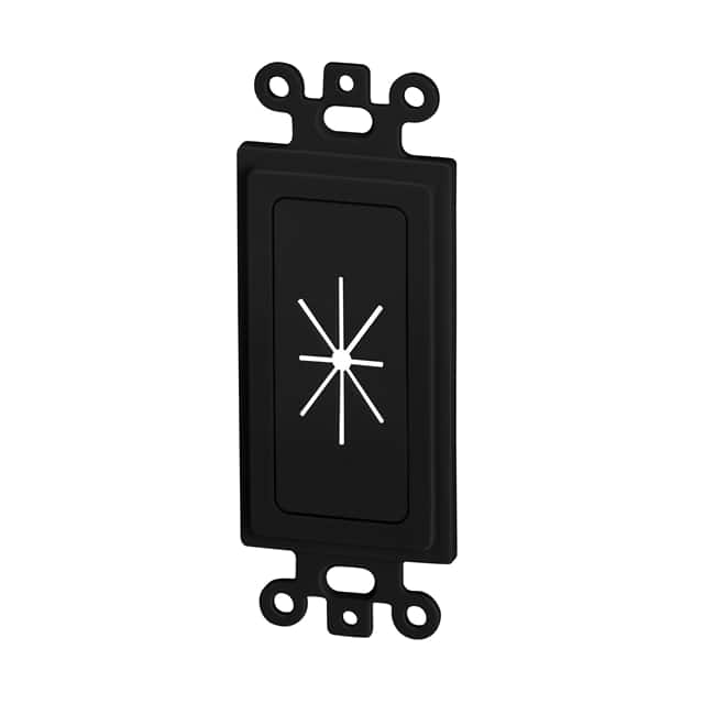 45-0016-BK DECOR INSERT W/FLEX OPEN - BLACK