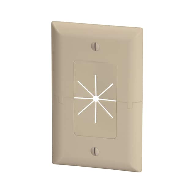 45-0017-IV SPLIT PLATE W/ FLEX PASS - IVORY